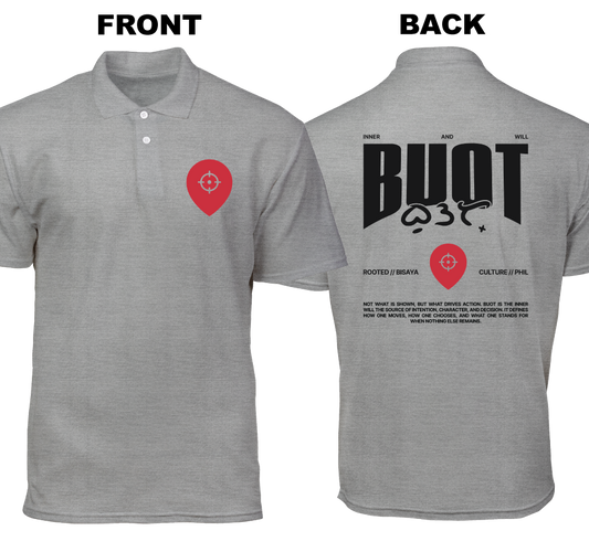 Cotton Polo Shirt: Buot  (Front and Back)