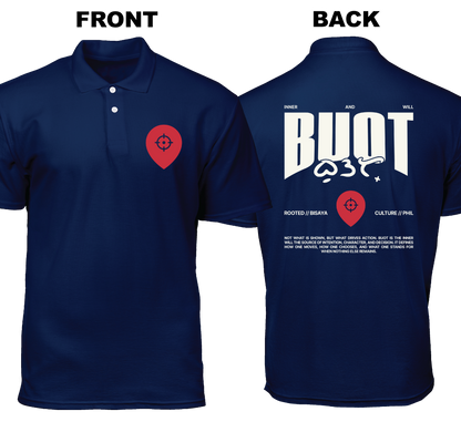 Cotton Polo Shirt: Buot  (Front and Back)