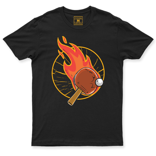 Drifit Shirt: Burning Table Tennis