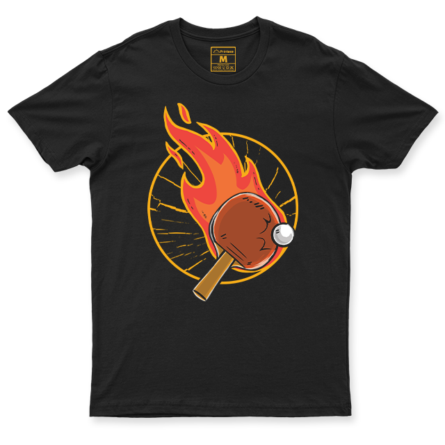 Drifit Shirt: Burning Table Tennis