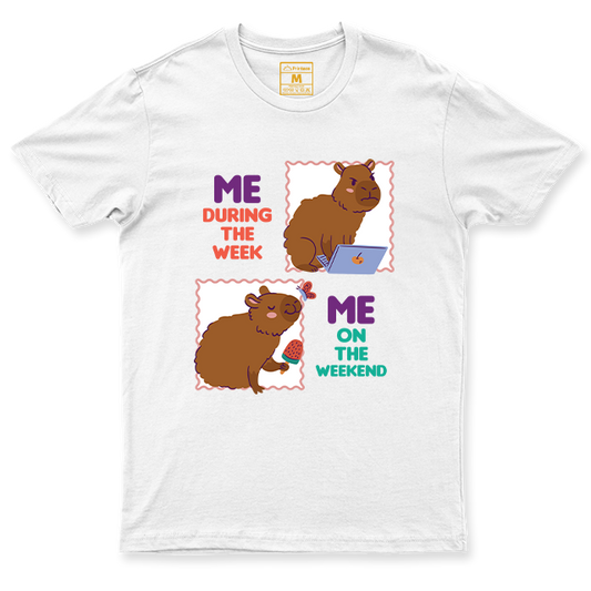 C. Spandex Shirt: Busy Capybara