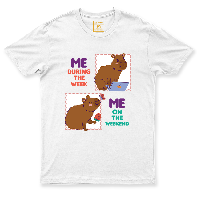 C. Spandex Shirt: Busy Capybara