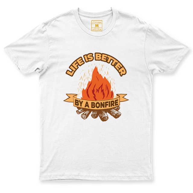 Drifit Shirt: By A Bonfire