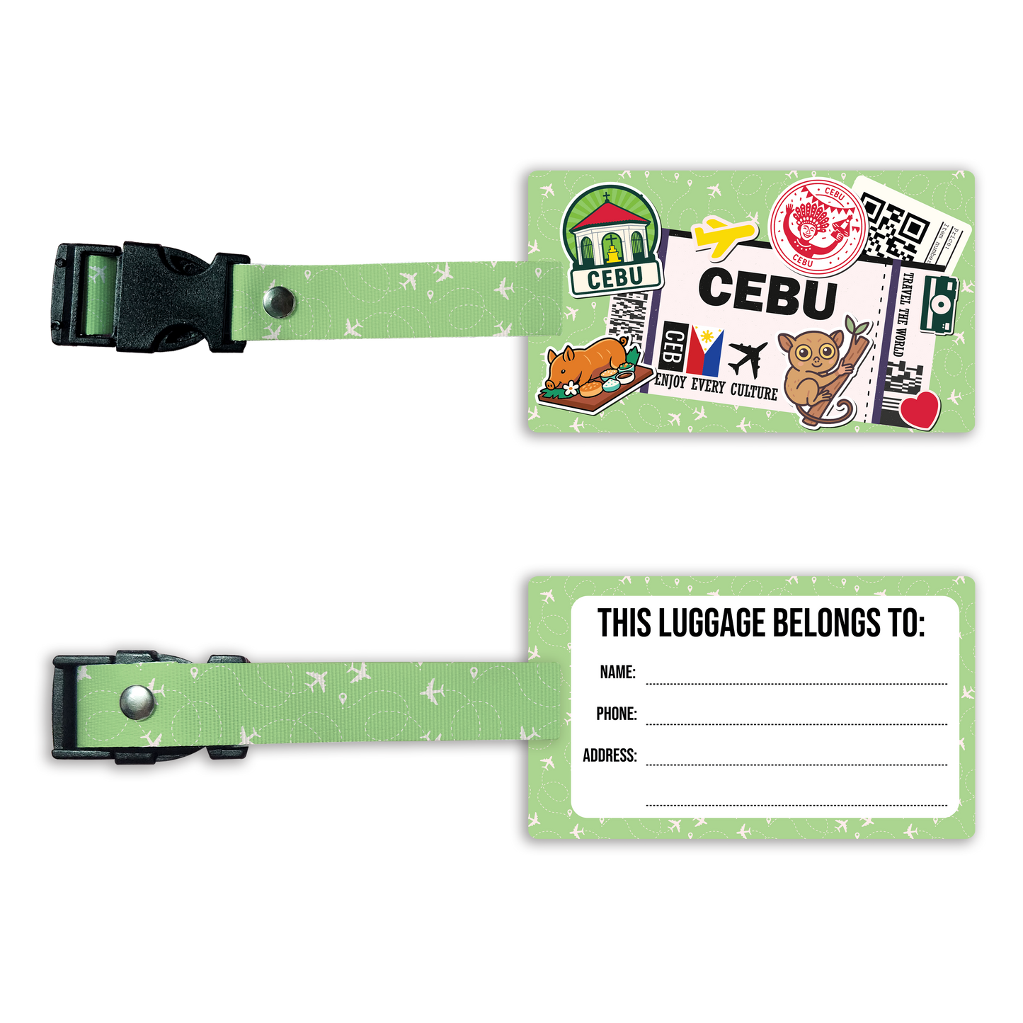 Bag Tag: Travel Cebu