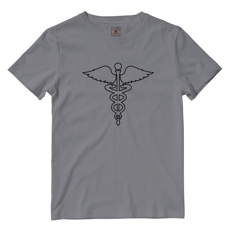 Cotton Shirt: Caduceus