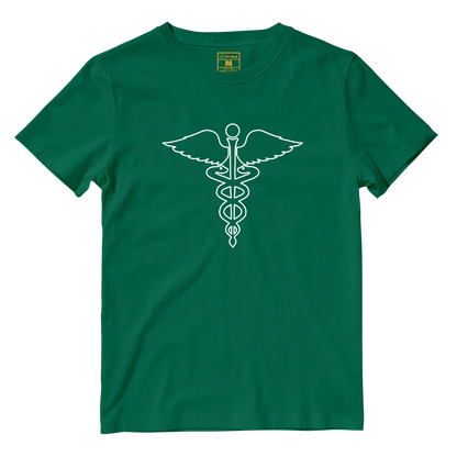 Cotton Shirt: Caduceus