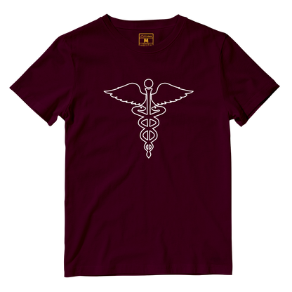 Cotton Shirt: Caduceus