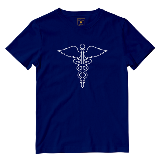 Cotton Shirt: Caduceus