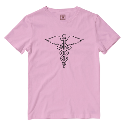 Cotton Shirt: Caduceus