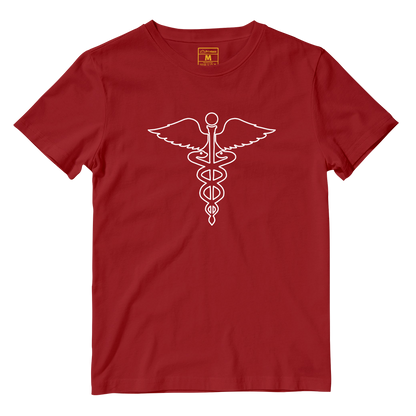 Cotton Shirt: Caduceus