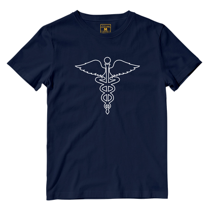 Cotton Shirt: Caduceus