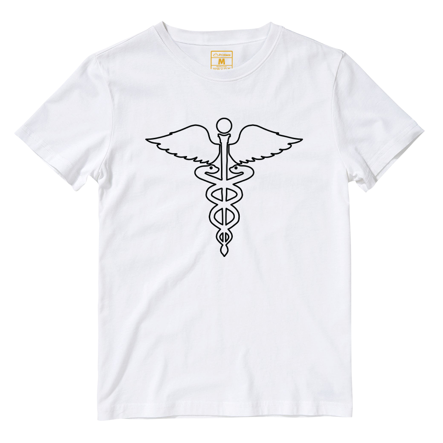 Cotton Shirt: Caduceus