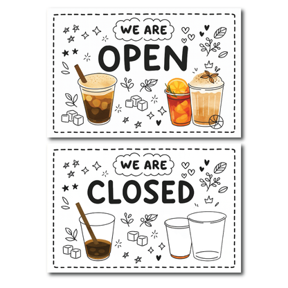Door Sign: Cafe Doodle