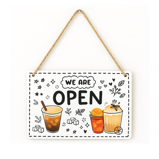Door Sign: Cafe Doodle