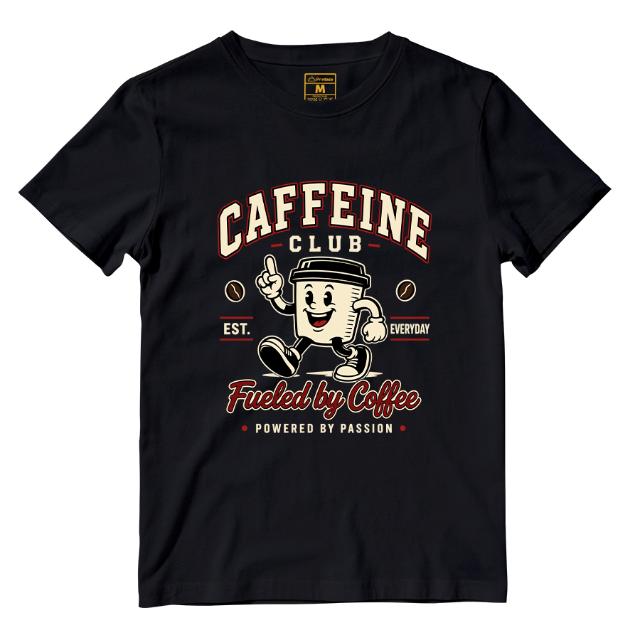 Cotton Shirt: Caffeine Club