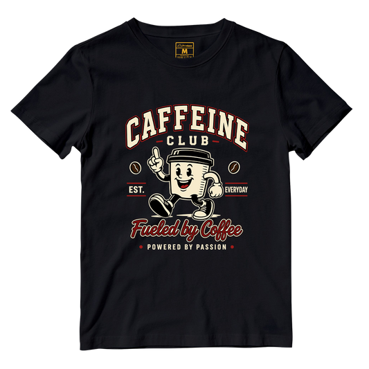 Cotton Shirt: Caffeine Club