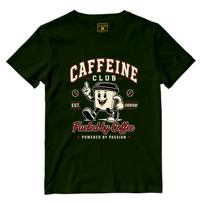 Cotton Shirt: Caffeine Club