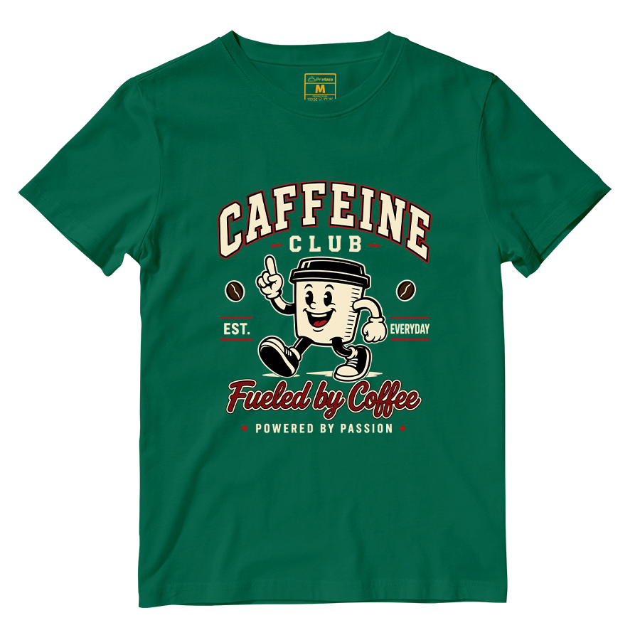 Cotton Shirt: Caffeine Club
