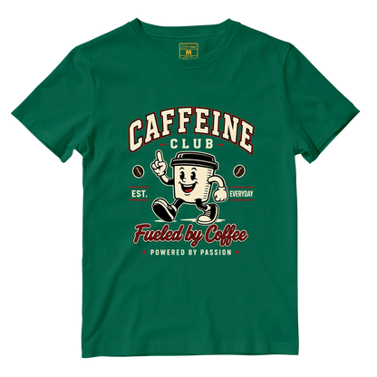 Cotton Shirt: Caffeine Club