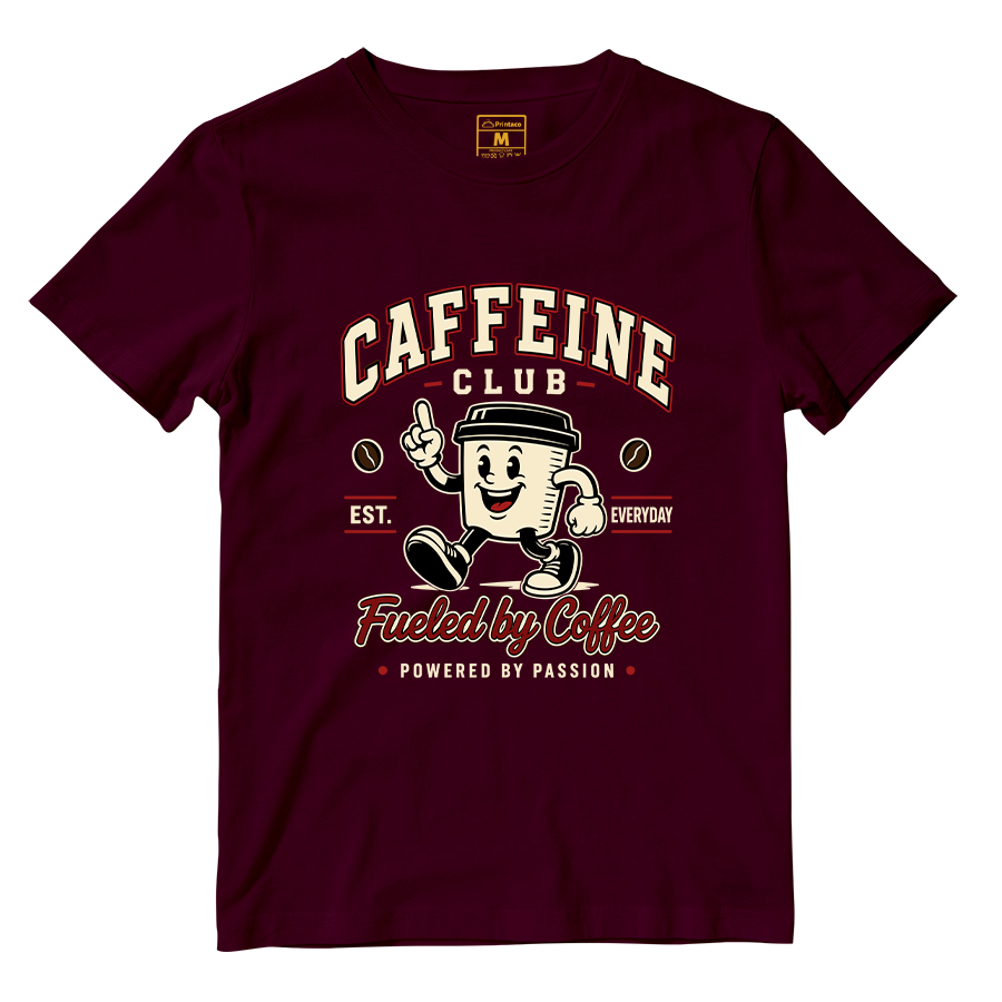 Cotton Shirt: Caffeine Club