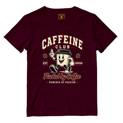 Cotton Shirt: Caffeine Club