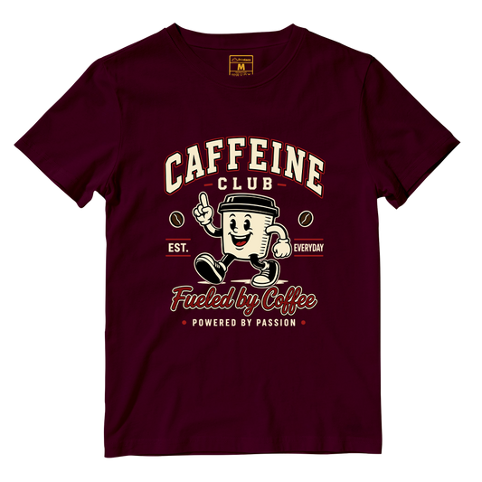 Cotton Shirt: Caffeine Club