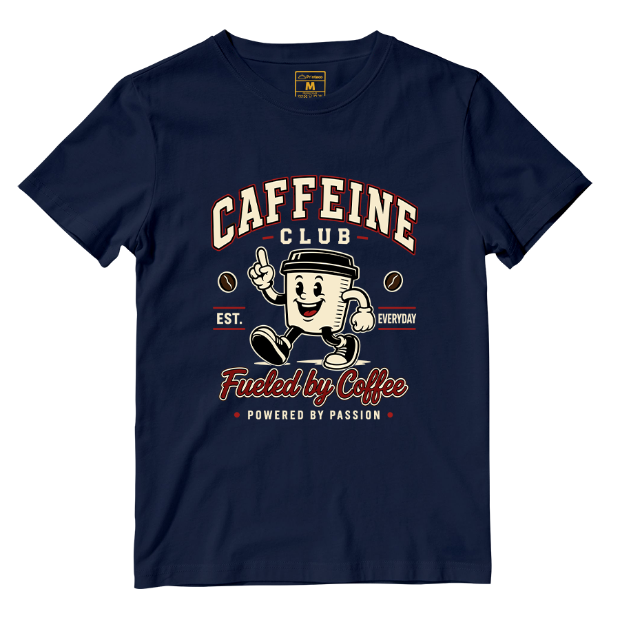 Cotton Shirt: Caffeine Club