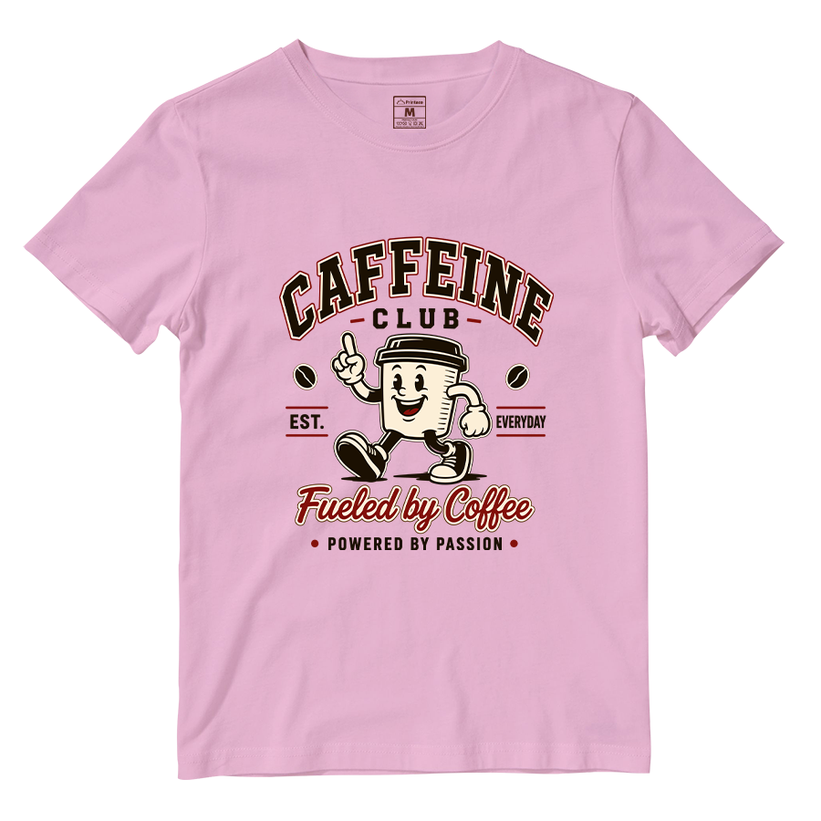 Cotton Shirt: Caffeine Club