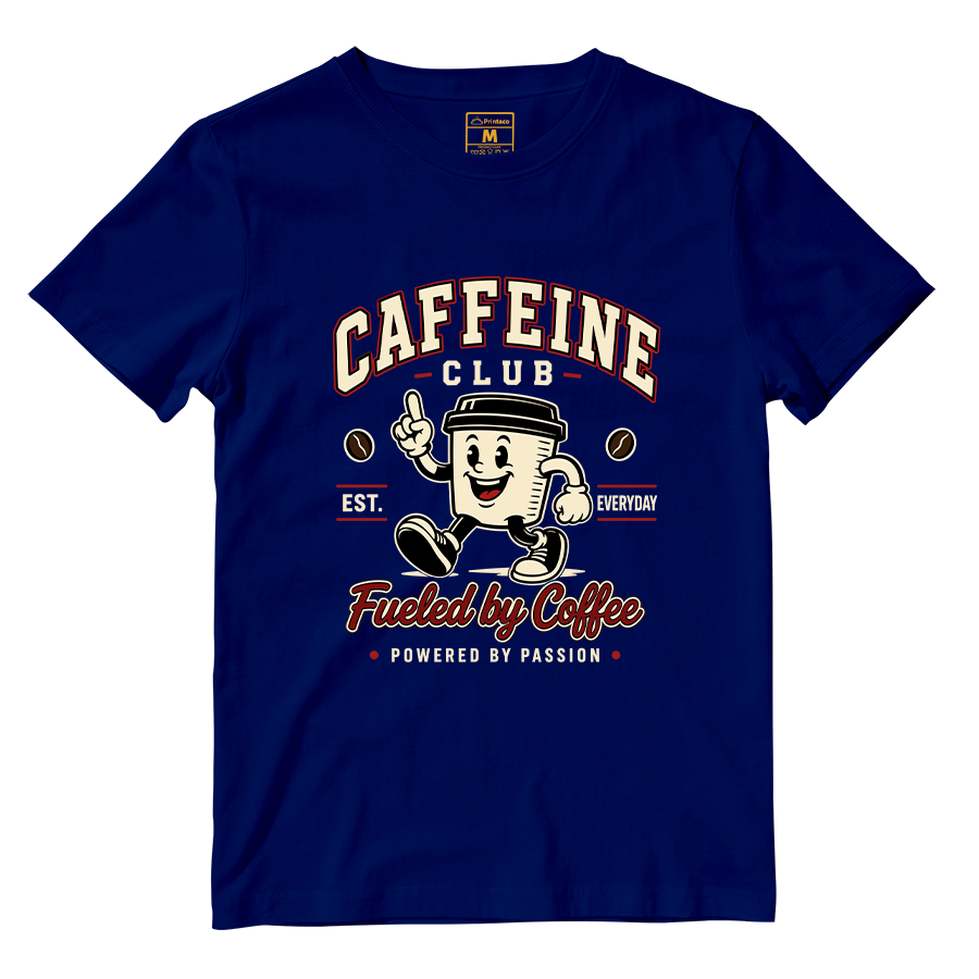 Cotton Shirt: Caffeine Club