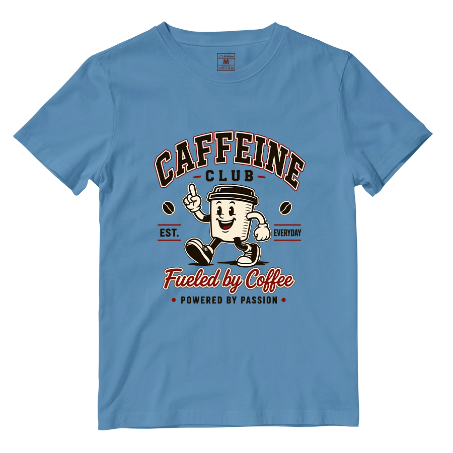 Cotton Shirt: Caffeine Club