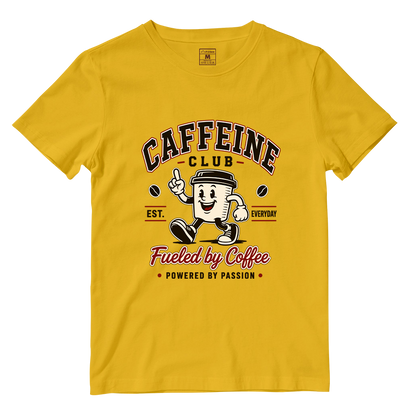 Cotton Shirt: Caffeine Club
