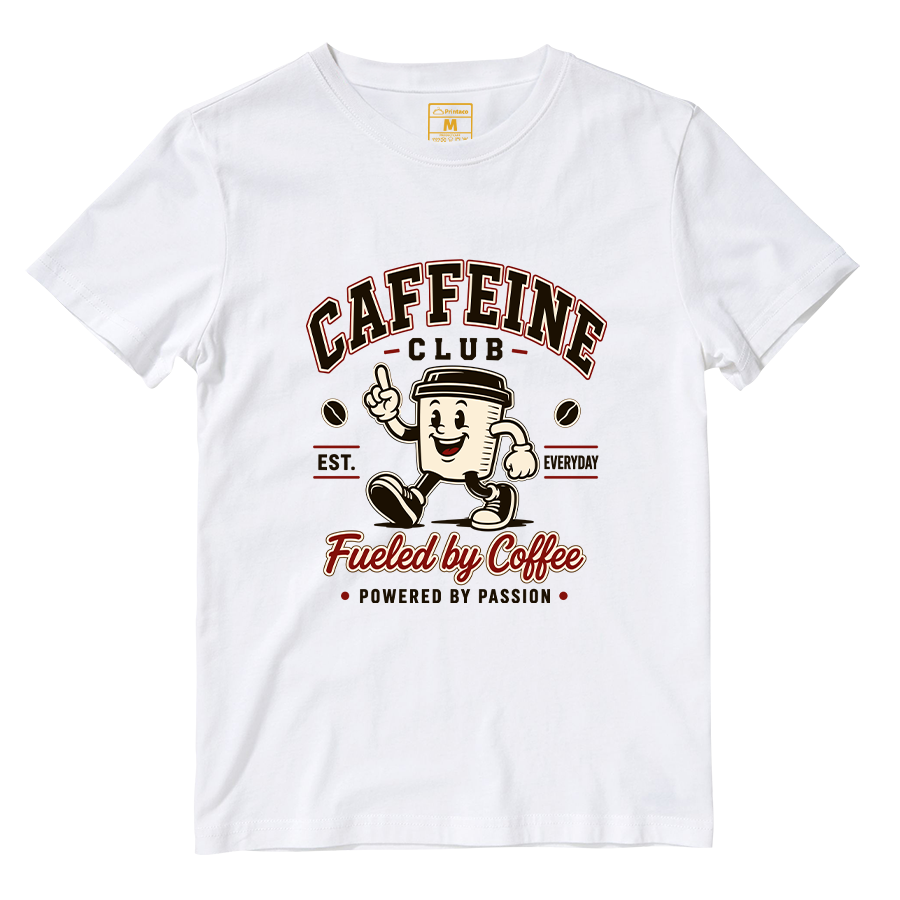 Cotton Shirt: Caffeine Club