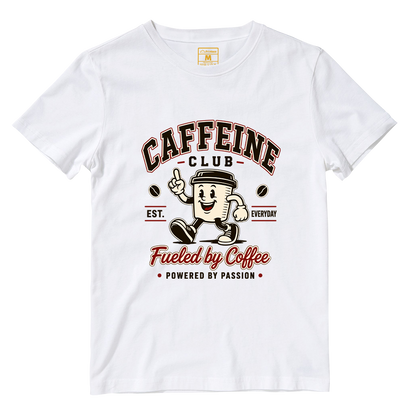 Cotton Shirt: Caffeine Club
