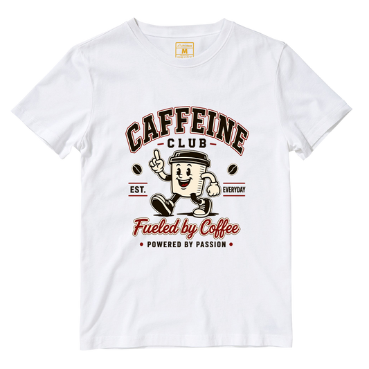Cotton Shirt: Caffeine Club