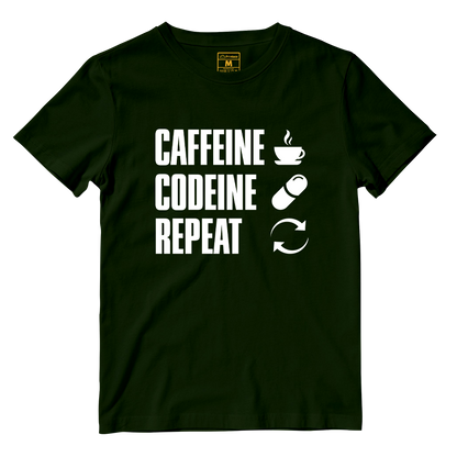 Cotton Shirt: Caffeine Codeine Repeat