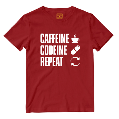 Cotton Shirt: Caffeine Codeine Repeat