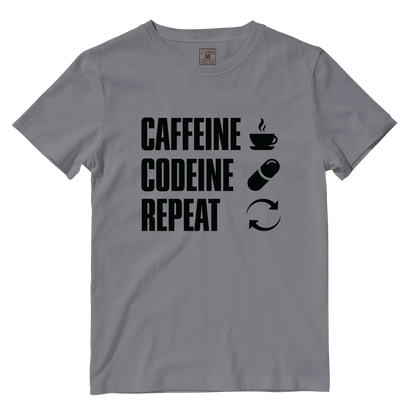 Cotton Shirt: Caffeine Codeine Repeat