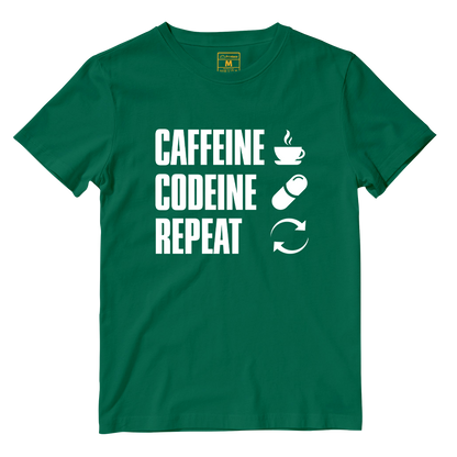 Cotton Shirt: Caffeine Codeine Repeat