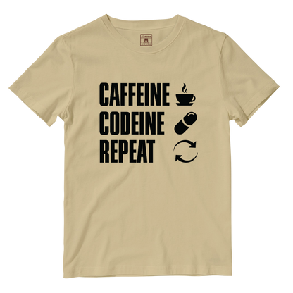 Cotton Shirt: Caffeine Codeine Repeat