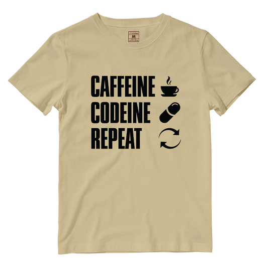 Cotton Shirt: Caffeine Codeine Repeat