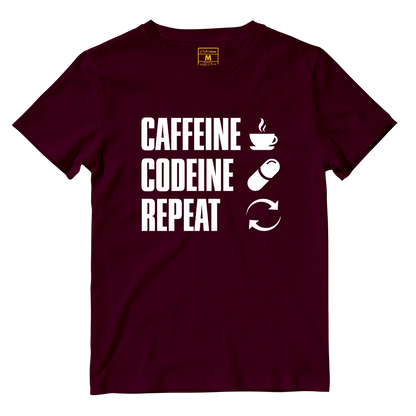 Cotton Shirt: Caffeine Codeine Repeat