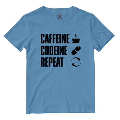 Cotton Shirt: Caffeine Codeine Repeat