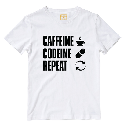 Cotton Shirt: Caffeine Codeine Repeat