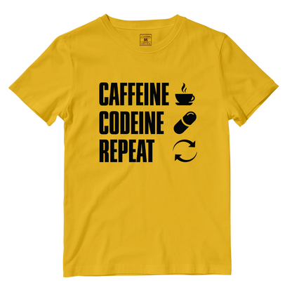 Cotton Shirt: Caffeine Codeine Repeat