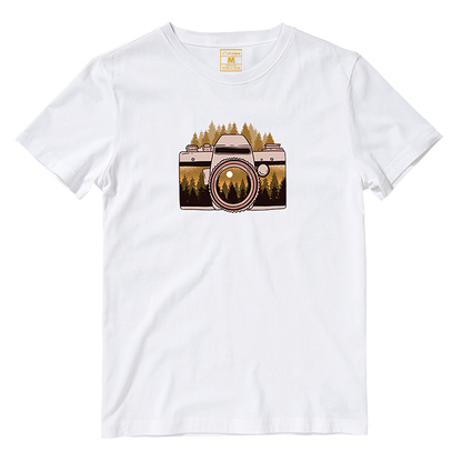 Cotton Shirt: Forest Camera