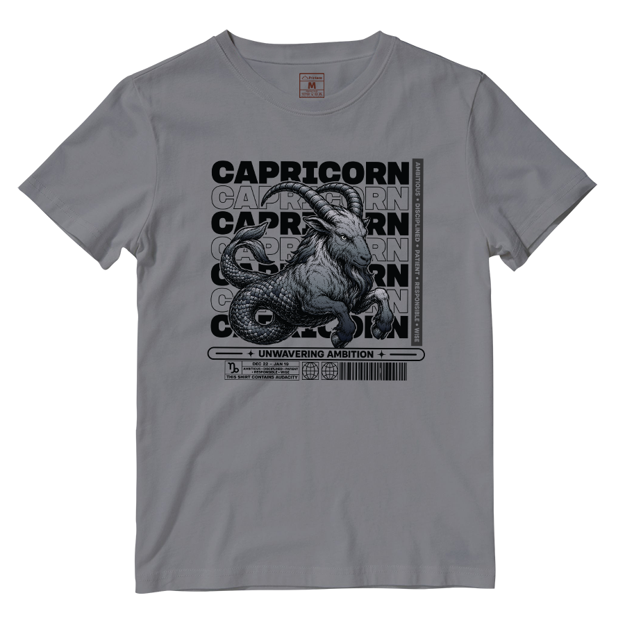 Cotton Shirt: Capricorn Ambitious