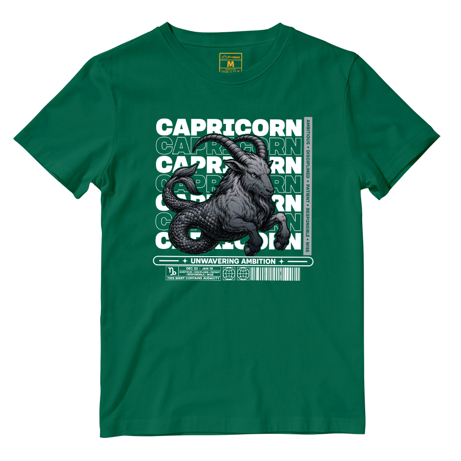 Cotton Shirt: Capricorn Ambitious