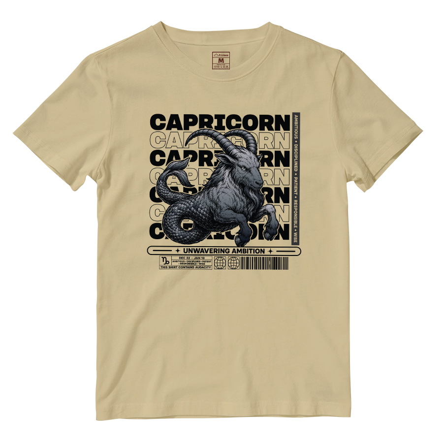 Cotton Shirt: Capricorn Ambitious