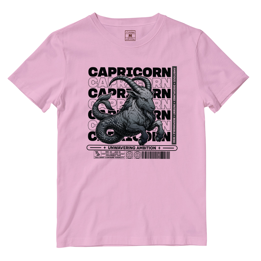 Cotton Shirt: Capricorn Ambitious