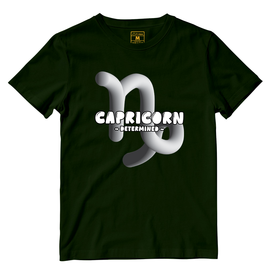 Cotton Shirt: Capricorn Bubble